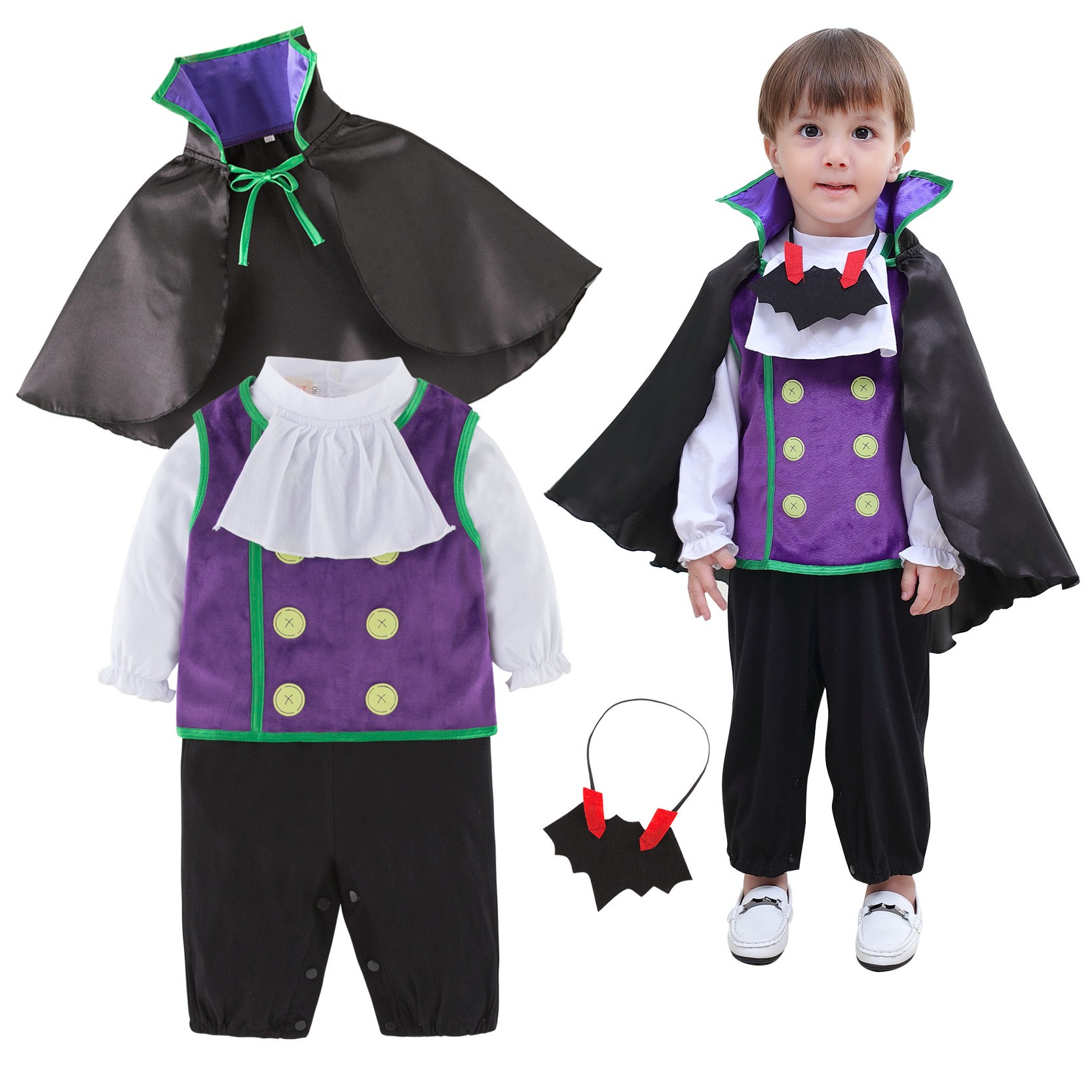 Event Launch Party - 新発売のハロウィン用外国貿易ベビーヴァンパイアコスチューム、パーティーイベント用のかわいいベビー服、パフォーマンス衣装