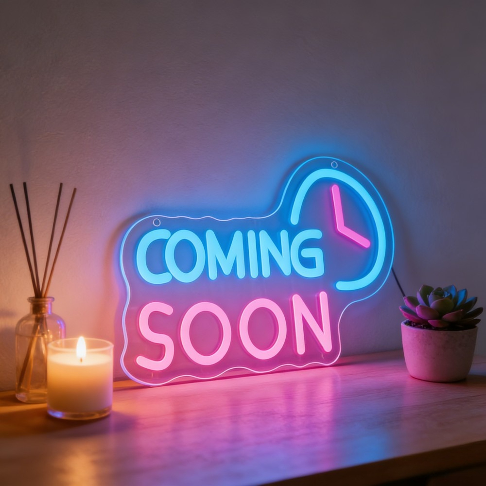 Event Launch Party - 近日発売 ネオンサイン LEDライト USB充電式 ウォールアートサイン 店舗開業