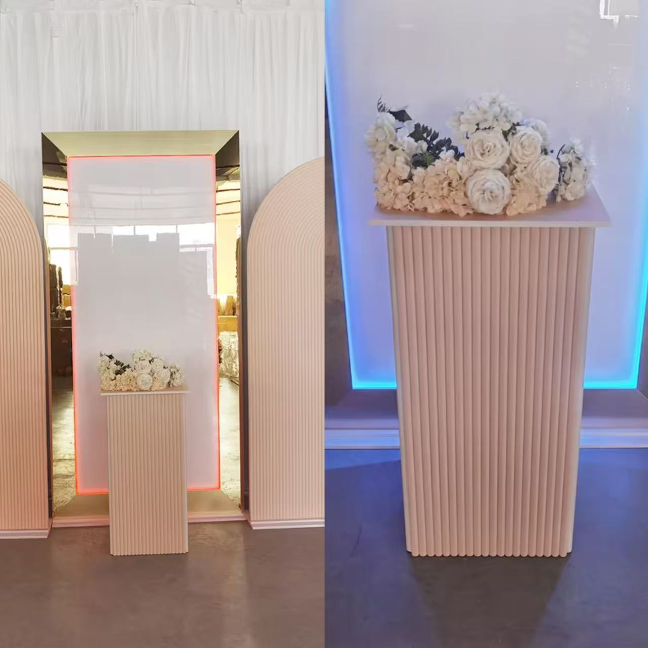 Party Event Supplier - ライトアップ背景セット ベビーシャワーの装飾用 高級ウェディングサプライヤー 3個