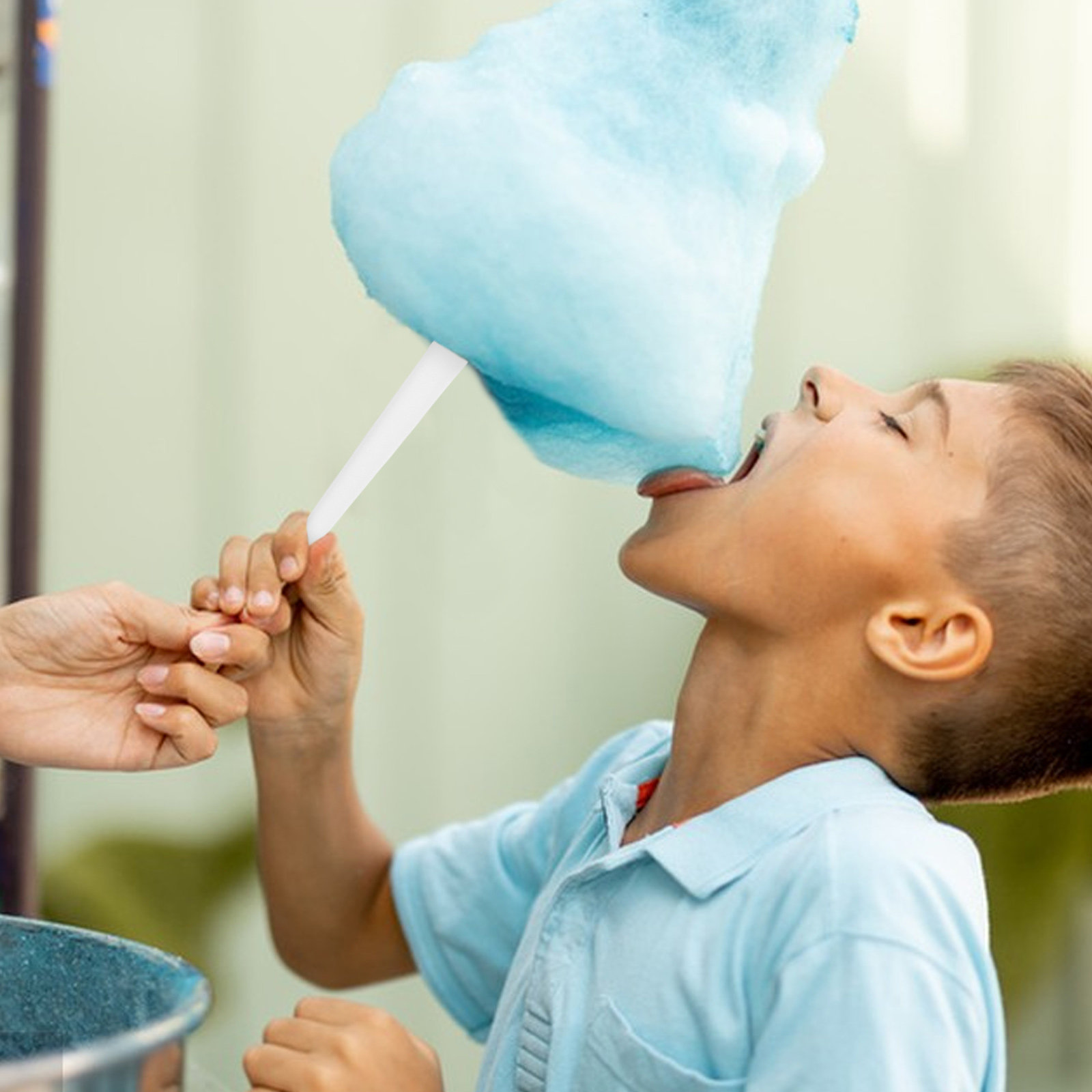 20 個の滑らかな耐熱紙キャンディスティック綿菓子アクセサリ - Cotton Candy Cone のレビューと価格