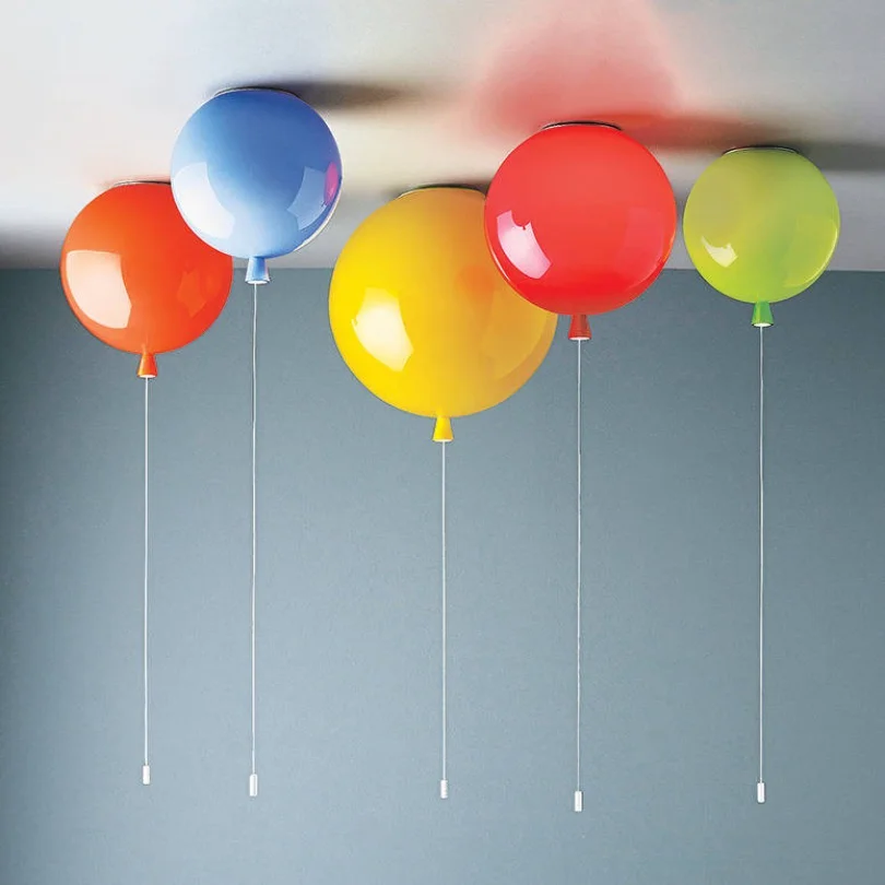 クリエイティブなバルーン型シーリングランプ,室内照明,装飾シ - Led Balloon Light のレビューと価格