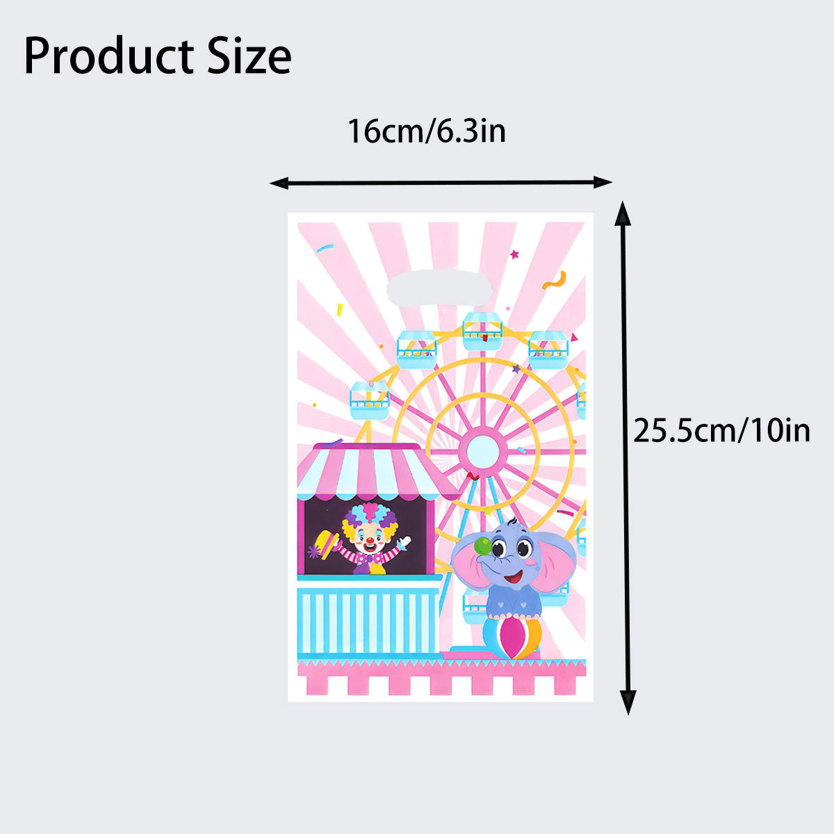 20個/40個入りパーティーギフトバッグ、遊園地やサーカスを - Party Event Supply Store のレビューと価格