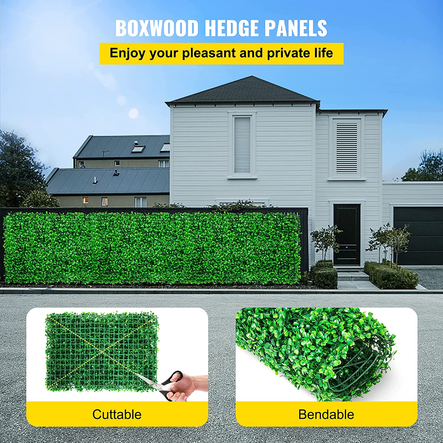 SucceBuy 人工植物壁装飾ツゲの生垣壁パネル家の装飾偽 - Flower Wall Panel のレビューと価格