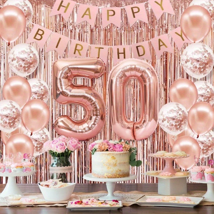 58個/セット 40インチ 数字フォイルバルーン パーティー - Party Banner Gold のレビューと価格