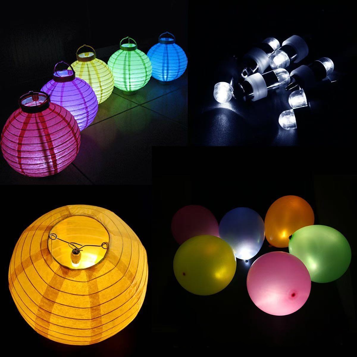 8 個ミニ超高輝度防水バルーンライトクリエイティブ LED  - Led Balloon Light のレビューと価格