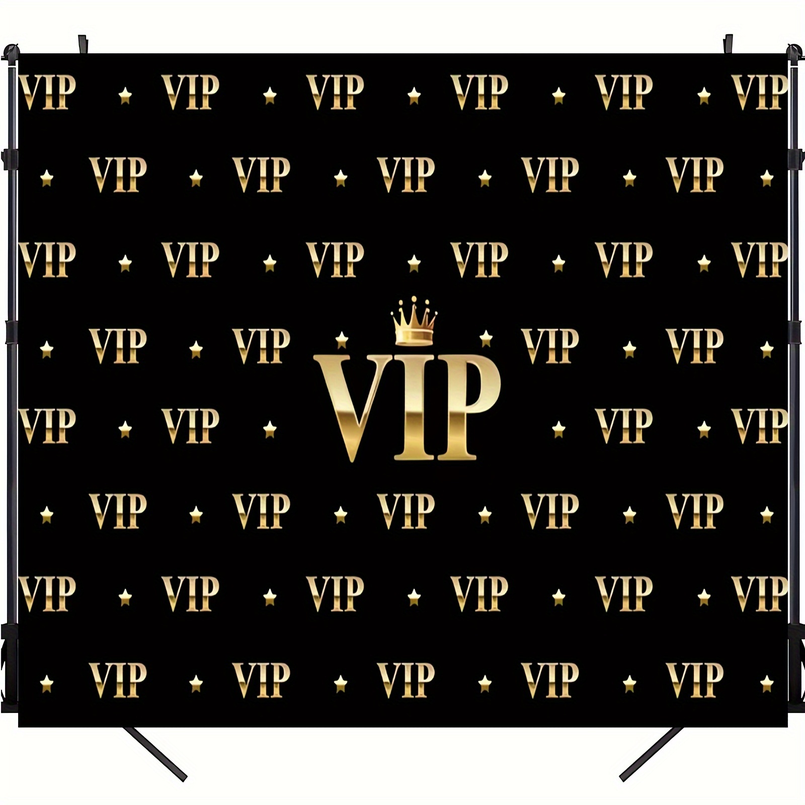 VIP ロイヤル クラウン ブラック ゴールド タペストリー - Party Banner Gold のレビューと価格