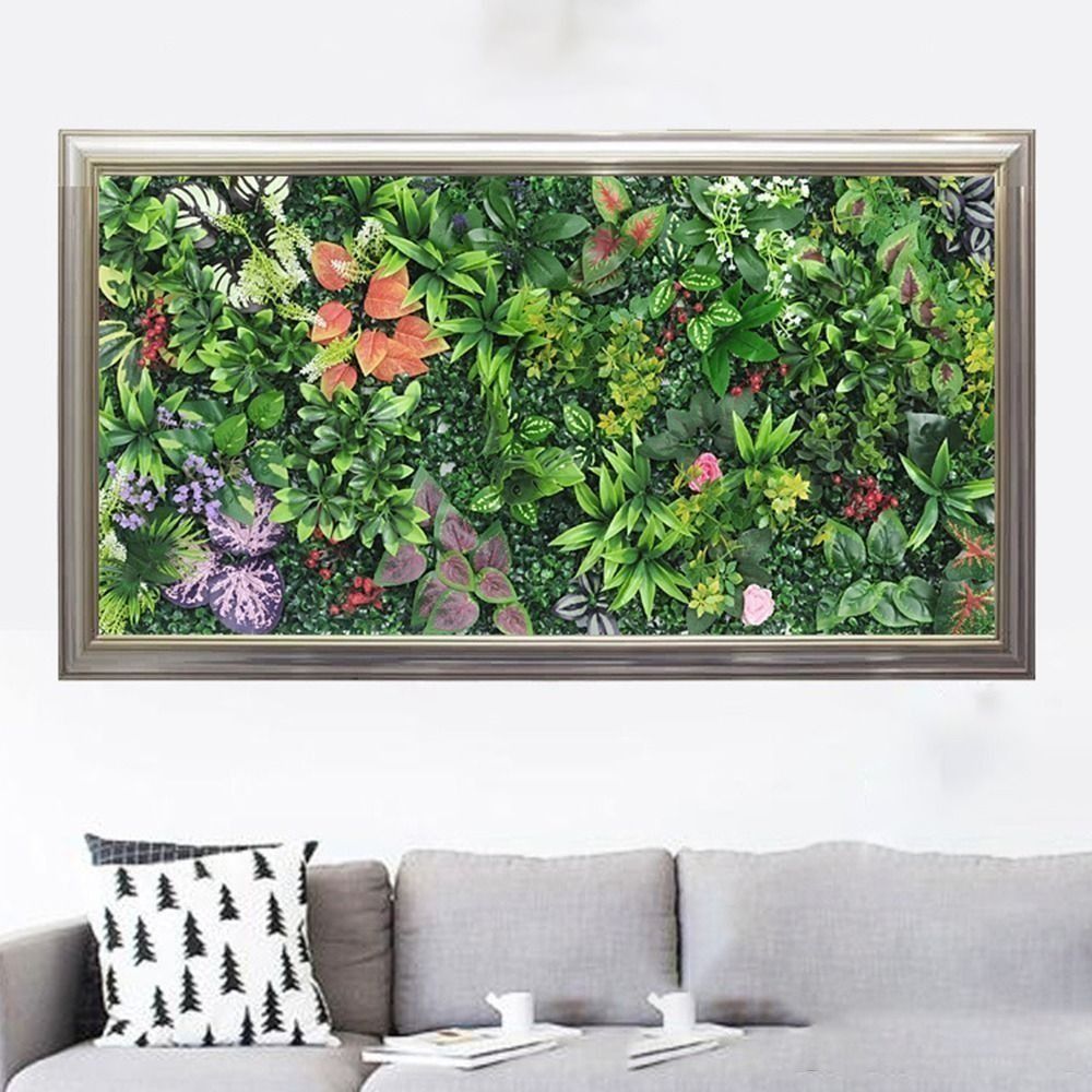 DIY人工植物壁パネルフラワーUV保護シミュレーションメープ - Flower Wall Panel のレビューと価格