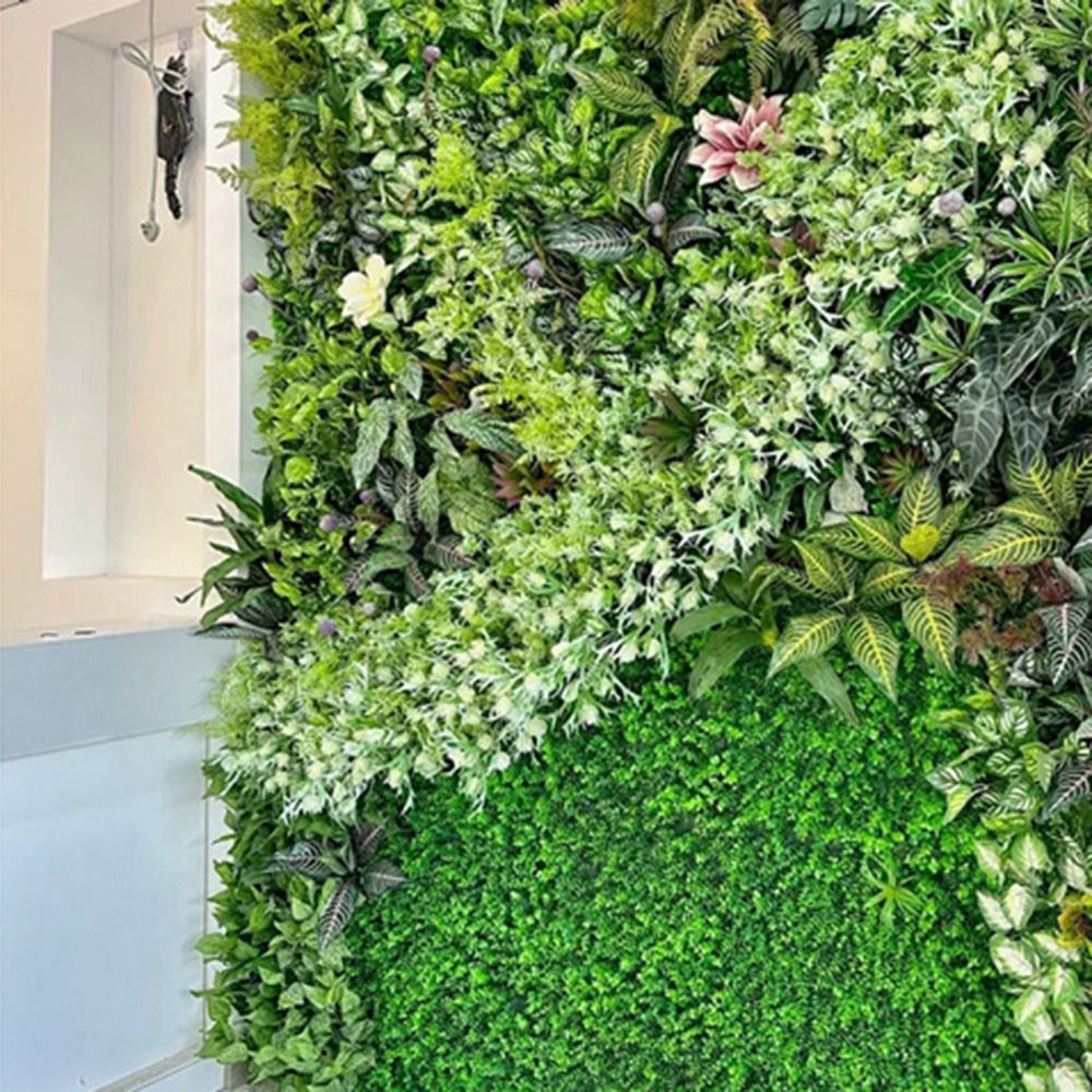 DIY人工植物壁パネルフラワーUV保護シミュレーションメープ - Flower Wall Panel のレビューと価格