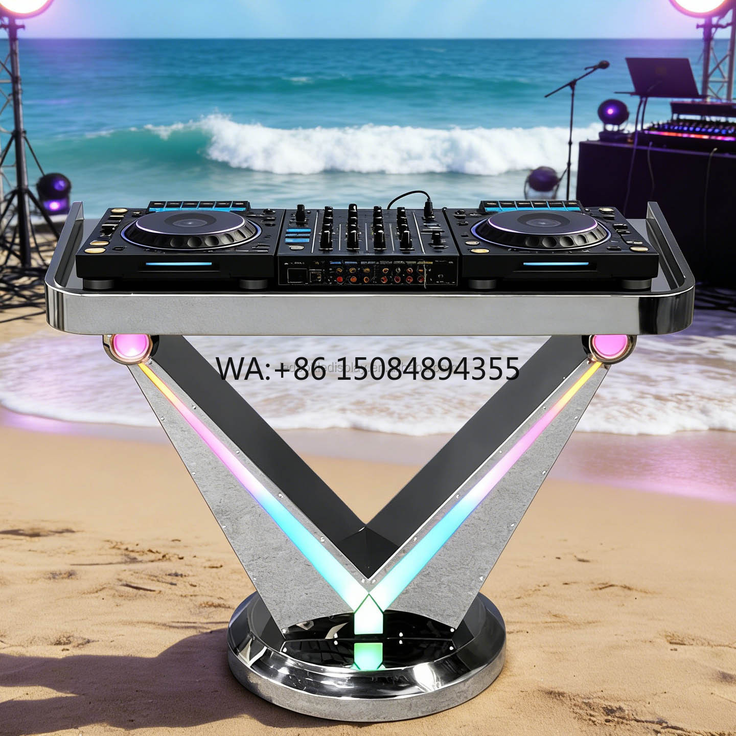 LiqVisモバイルコンテンポラリーラグジュアリーDJブース - Event Party Dj のレビューと価格