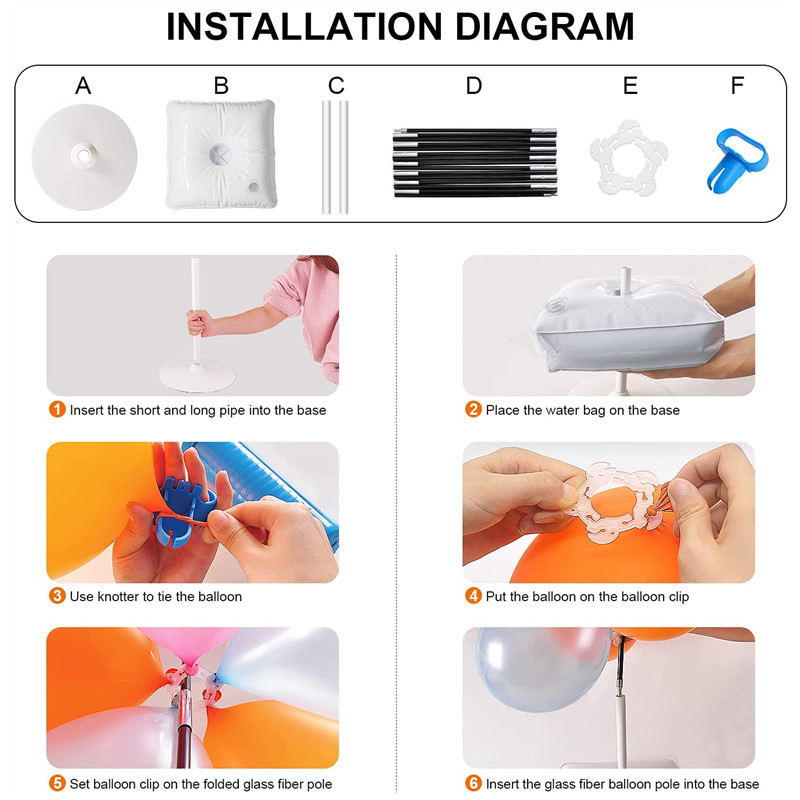 バルーンスタンドホルダー バルーンアーチキット ハーフアーチ - Balloon Arch Kit のレビューと価格
