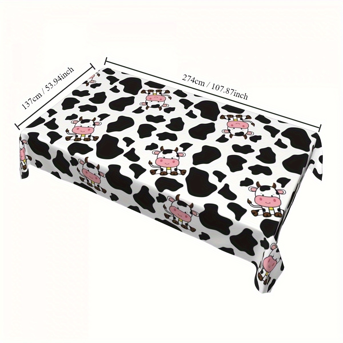 1pc 牛農場動物テーマピクニックパーティー用品使い捨てプラ - Table Cloth Disposable のレビューと価格