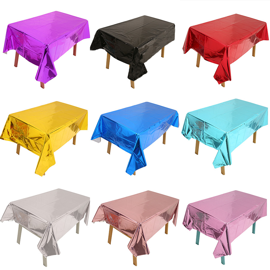 ピンクゴールドの使い捨てテーブルクロス,誕生日パーティー,結 - Table Cloth Disposable のレビューと価格