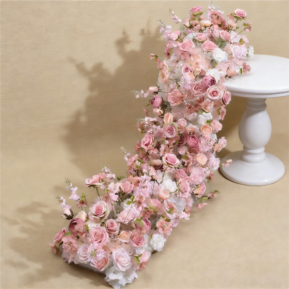Uflower造花フラワーロウウェディングアレンジメントデコ - Flower Wall Panel のレビューと価格