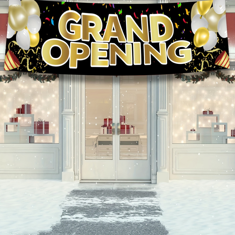 VIKAMAグランドオープンバナー、新店舗グランドオープンサ - Party Event Supply Store のレビューと価格
