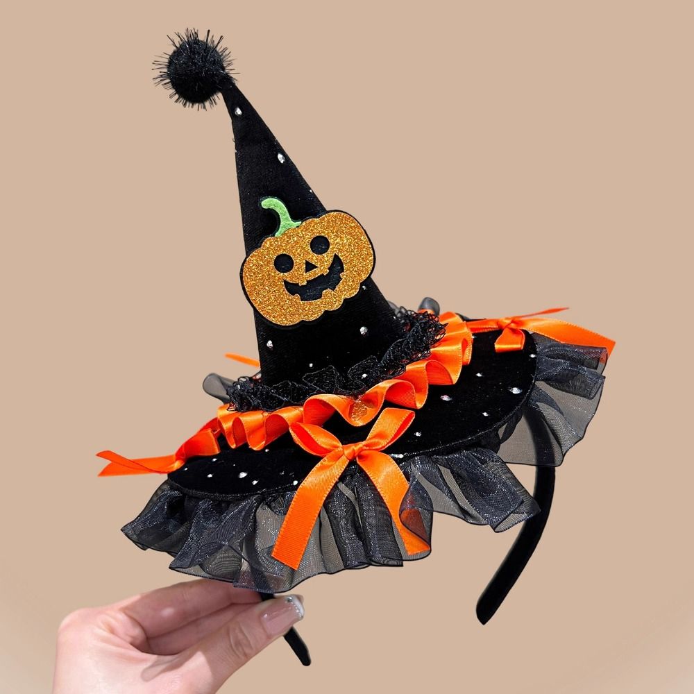 興味深いスパイダーハロウィンウィッチハットヘッドバンドパンプ - Party Hat Cone のレビューと価格
