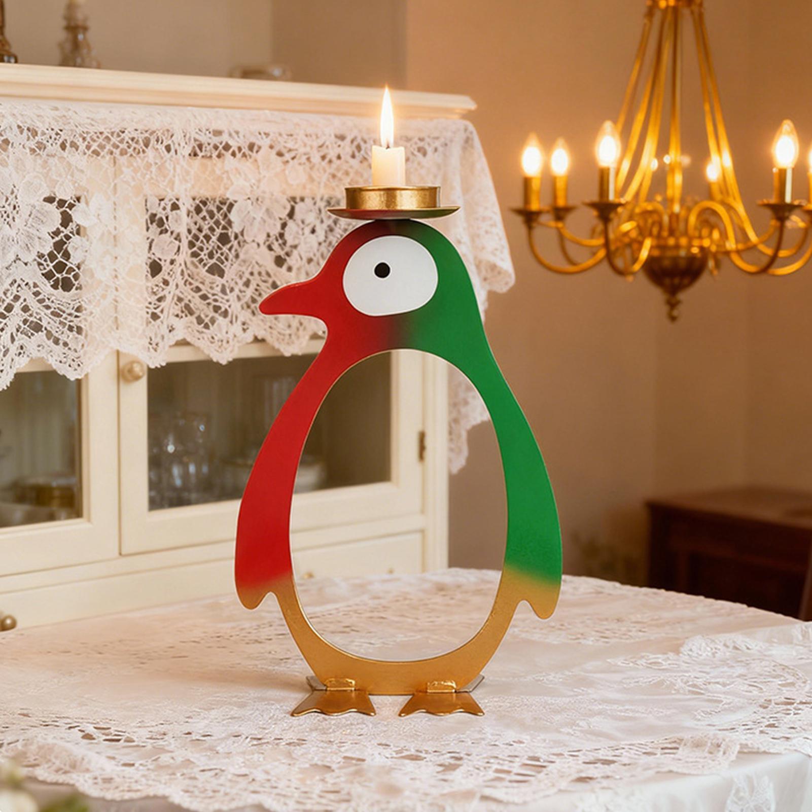 ティーライトキャンドルホルダー ペンギンデザイン センターピ - Centerpiece Stick のレビューと価格