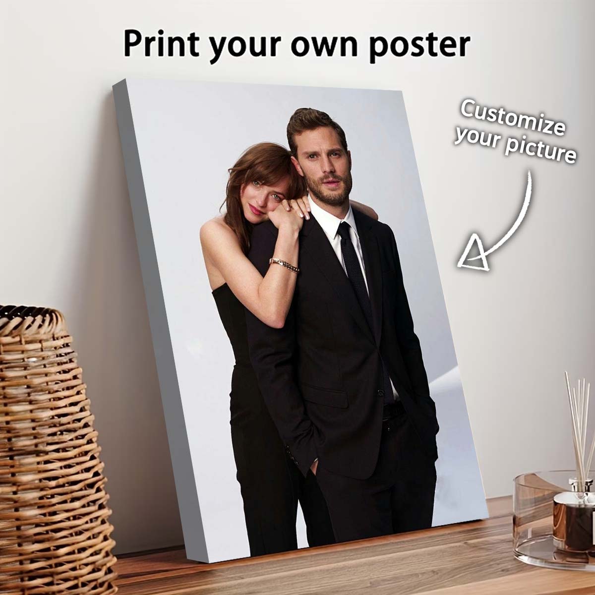 カスタムプリントキャンバス絵画、あなたの写真から作る、結婚式 - Eve Party のレビューと価格