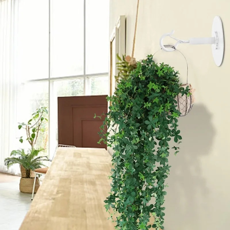 自己粘着天井フック金属植物フック壁掛けハンギングバスケットフ - Flower Wall Panel のレビューと価格