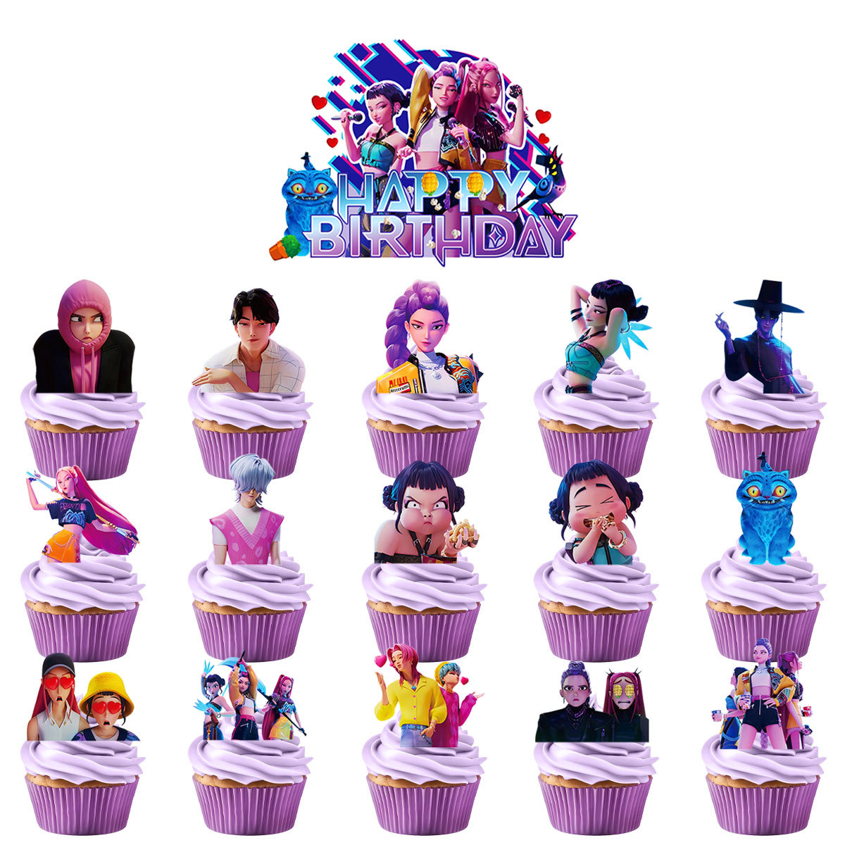 K-POPディスコ音楽バルーンアーチキット ピンク、紫、シル - Balloon Arch Kit のレビューと価格