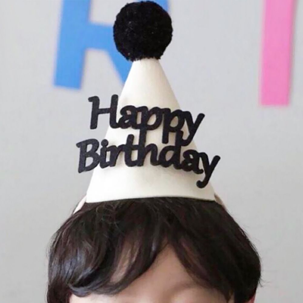 かわいいハッピーバースデーヘッドウェアケーキオーナメント蝶結 - Party Hat Cone のレビューと価格