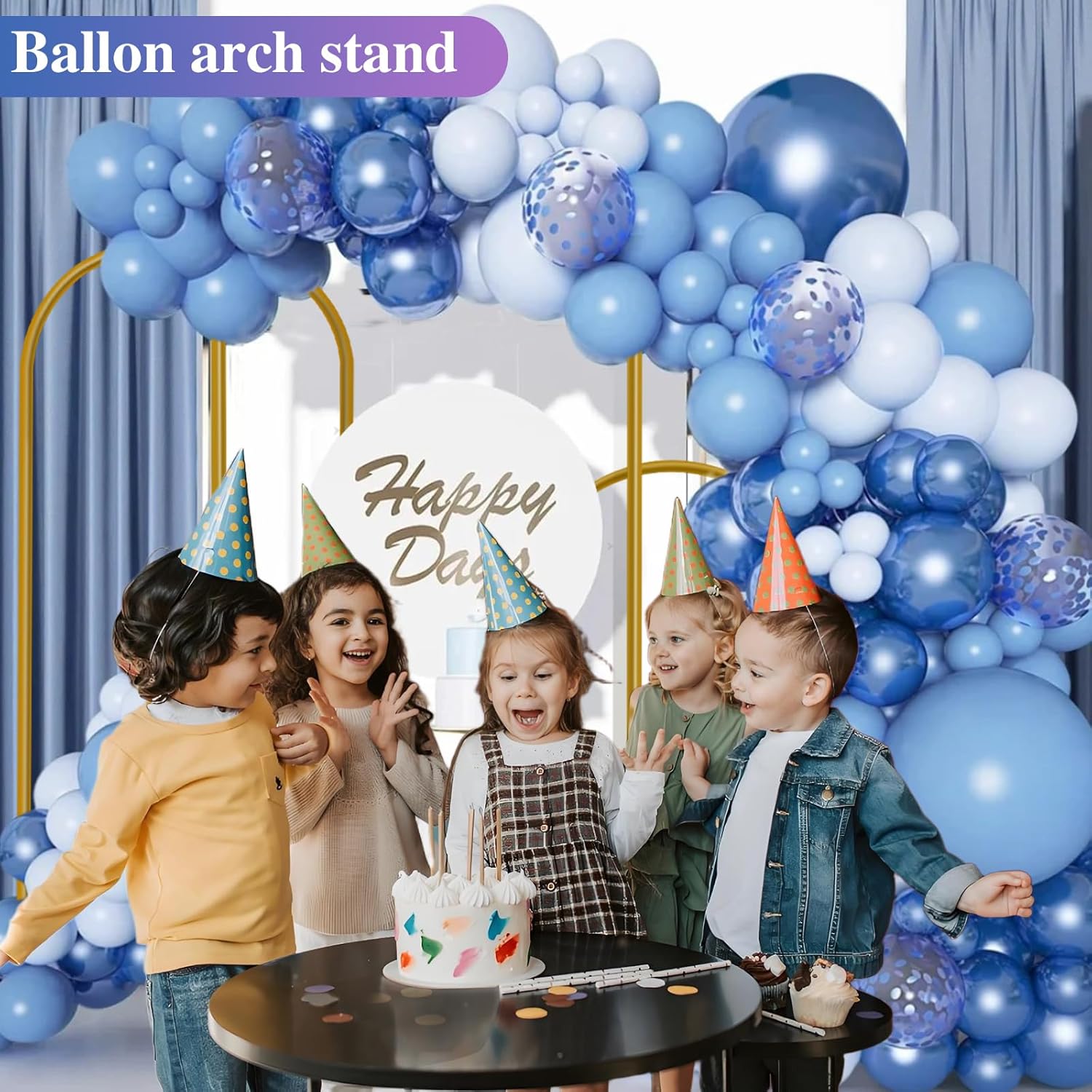 ヘムモトップメタルアーチバックドロップスタンド3点セット、6 - Balloon Arch Kit のレビューと価格
