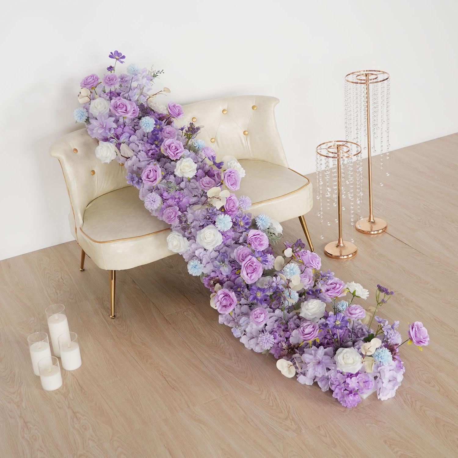Uflower 1 メートル/2 メートルピンクローズアジサ - Flower Wall Panel のレビューと価格