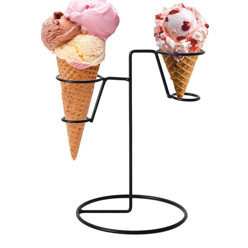 アイスクリームコーンホルダー黒鉄綿菓子スタンドホームアイアン - Cotton Candy Cone のレビューと価格