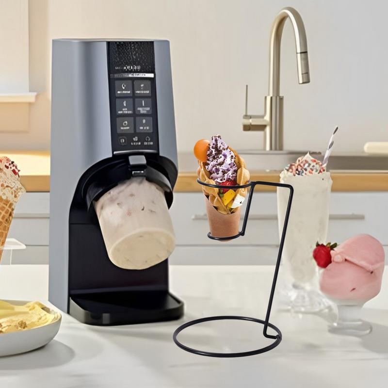 アイスクリームコーンホルダー黒鉄綿菓子スタンドホームアイアン - Cotton Candy Cone のレビューと価格