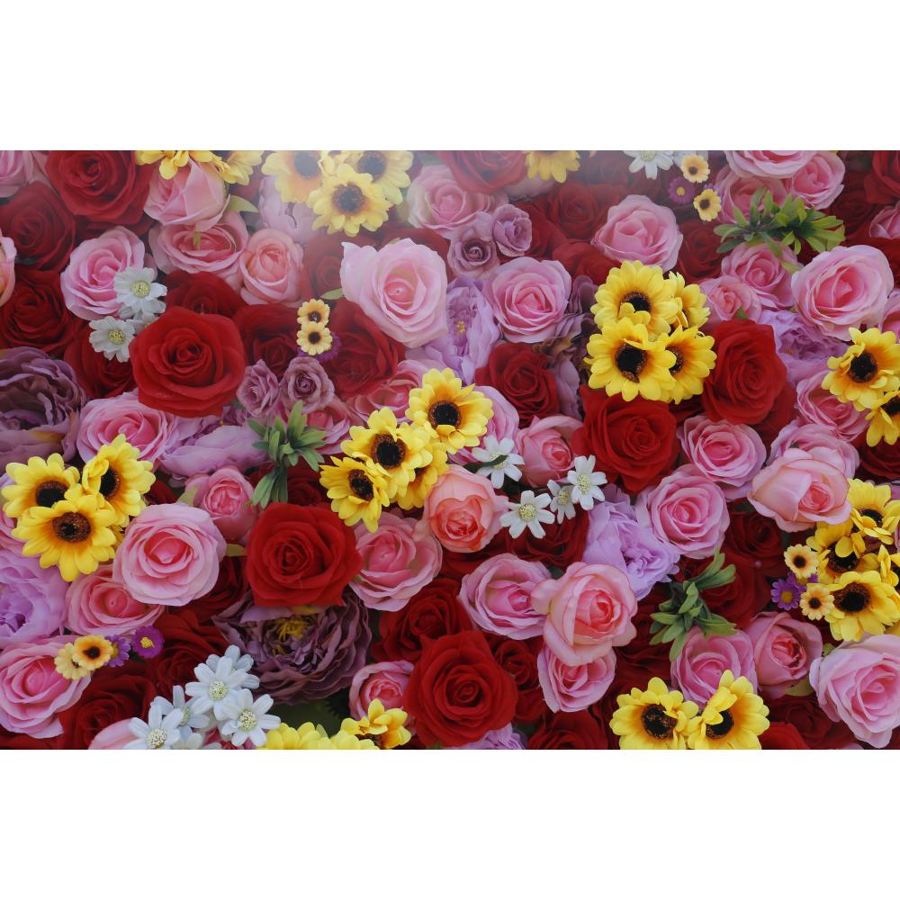 FSDKXプロミスウェディングイベントセンターピースレッドフ - Flower Wall Panel のレビューと価格