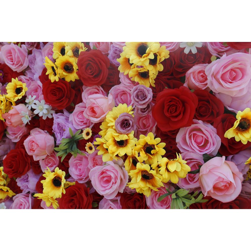 FSDKXプロミスウェディングイベントセンターピースレッドフ - Flower Wall Panel のレビューと価格