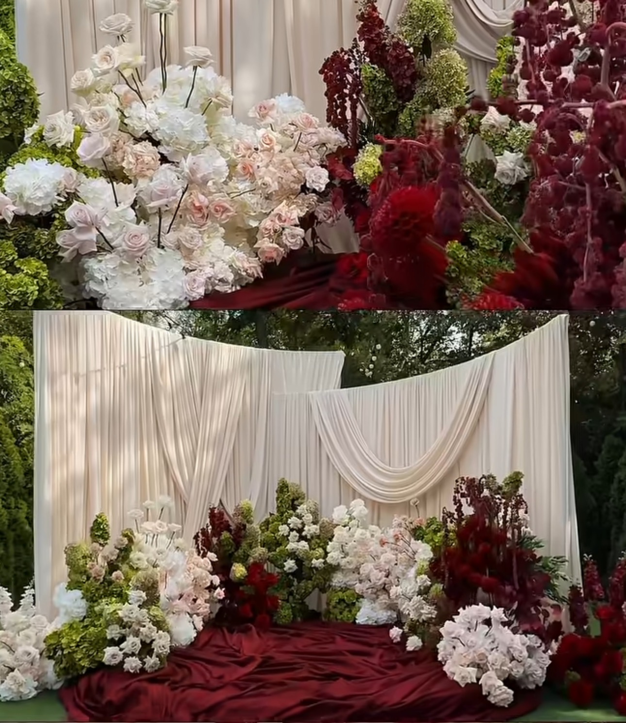 結婚式のサプライヤー PVC窓型ホワイト PVC背景幕 白色 - Party Event Supplier のレビューと価格