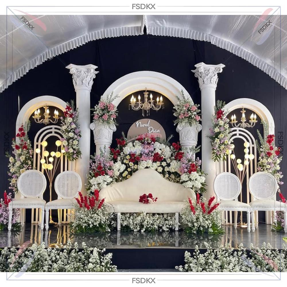 結婚式のサプライヤー PVC窓型ホワイト PVC背景幕 白色 - Party Event Supplier のレビューと価格