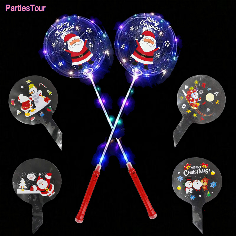 1-20パックのクリスマスLEDライトアップボボバルーンセッ - Led Balloon Light のレビューと価格