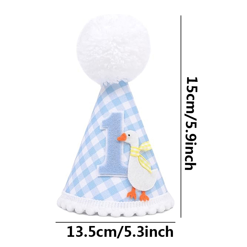 新しいガチョウの誕生日帽子、子供と大人のためのミニヘッドギア - Party Hat Cone のレビューと価格